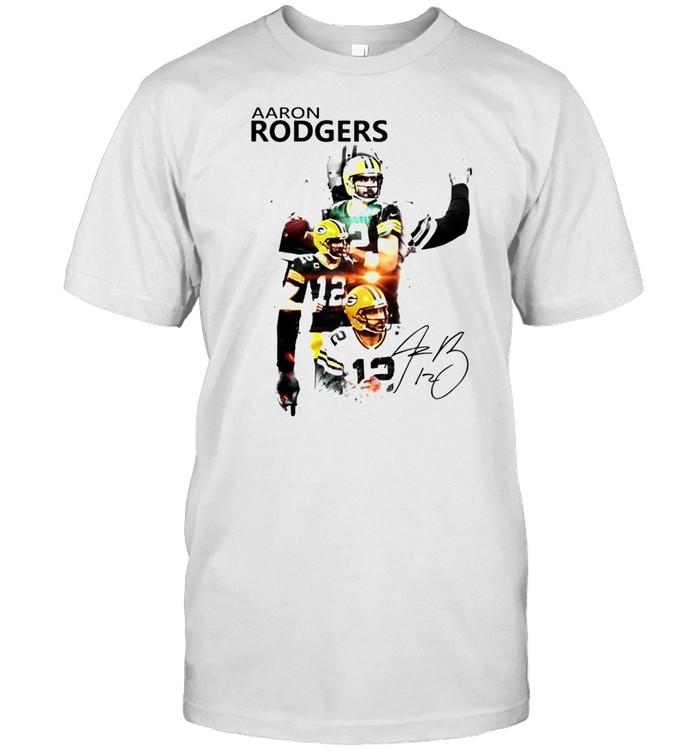 Aaron Rodgers Green Bay Packers signature t-shirt Classic Men's T-shirt