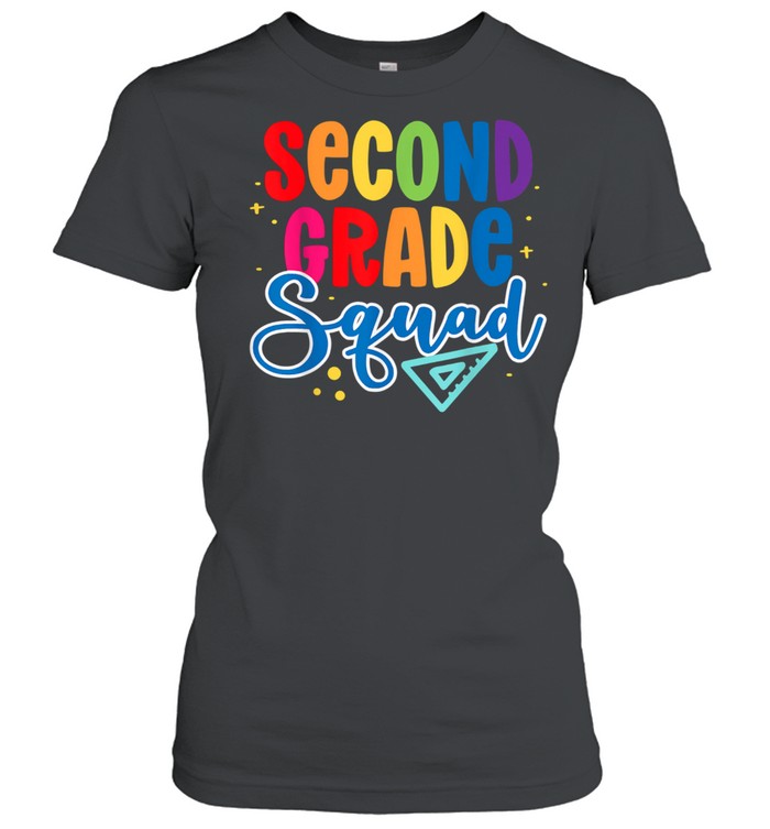 Back To School 2nd Grade Second Grade Squad Teacher shirt Classic Women's T-shirt