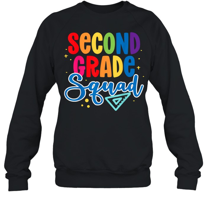 Back To School 2nd Grade Second Grade Squad Teacher shirt Unisex Sweatshirt