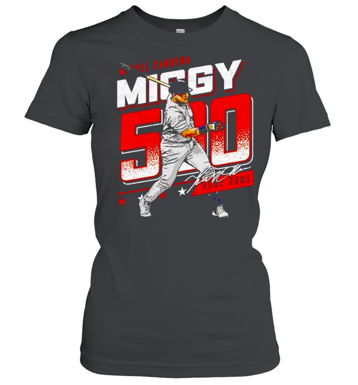 Detroit Tigers Miguel Cabrera Miggy 500 T-shirt, hoodie, sweater, long  sleeve and tank top