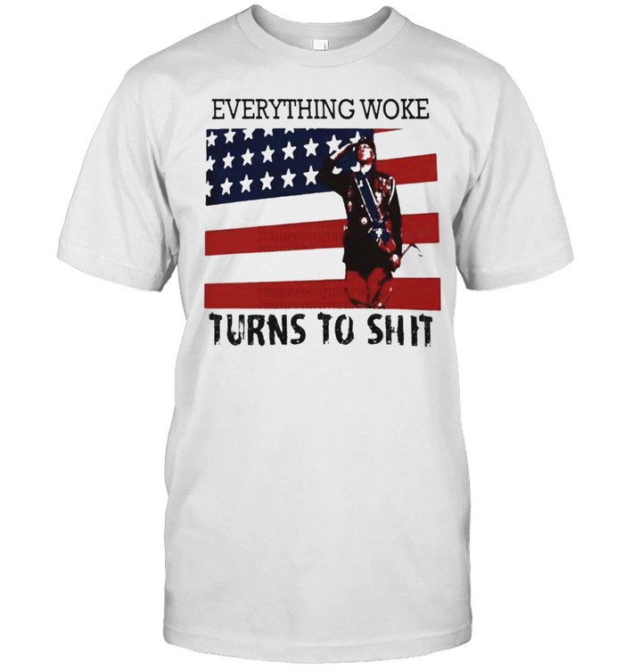 Everything Woke Turns To Shit trump shirt Classic Men's T-shirt