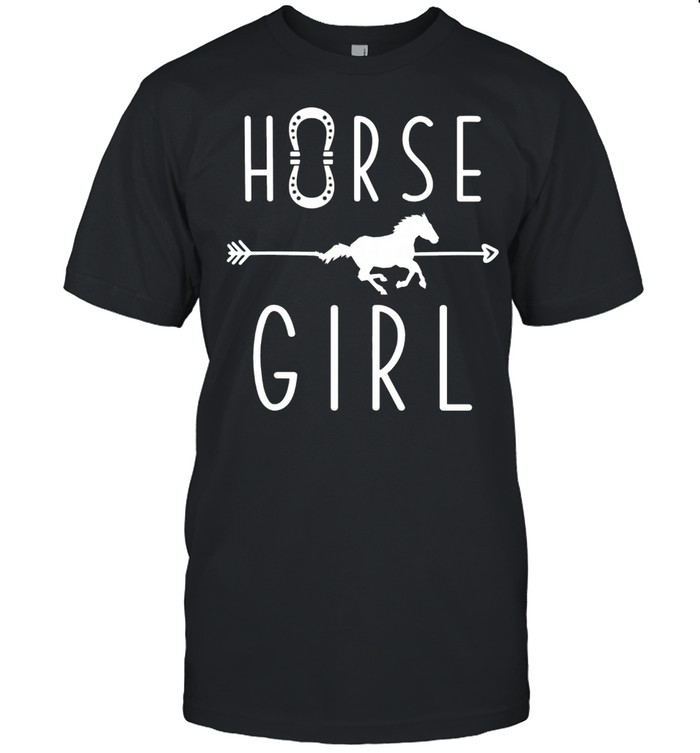 Horse Girl Pony Equestrian Sports Rider School Riding Horses shirt Classic Men's T-shirt