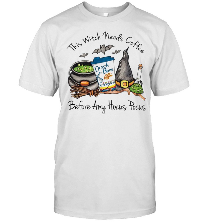 This witch needs coffee before any hocus pocus shirt Classic Men's T-shirt