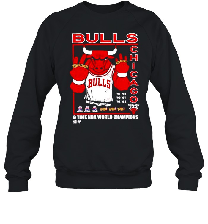 Bulls Chicago 6 Time NBA World Champions Shirt - Kingteeshop