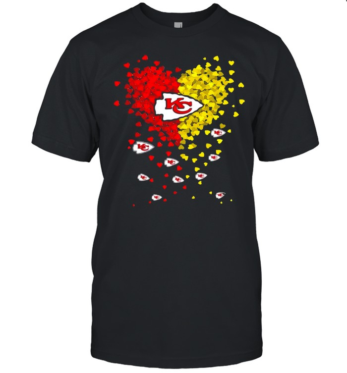 Kansas City Chiefs And Kansas City Royals Heart T Shirt - Teespix