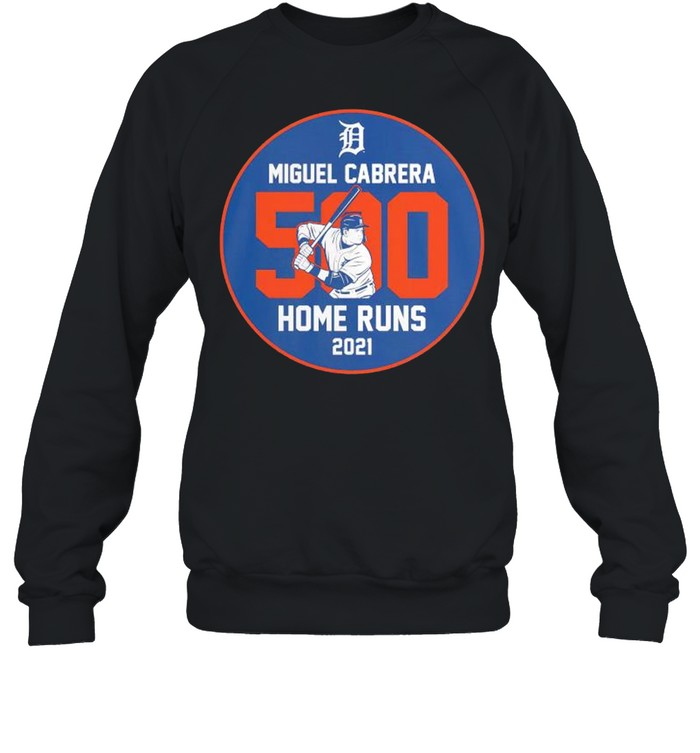 Detroit Tigers Miguel Cabrera 500 career home runs shirt - Kingteeshop