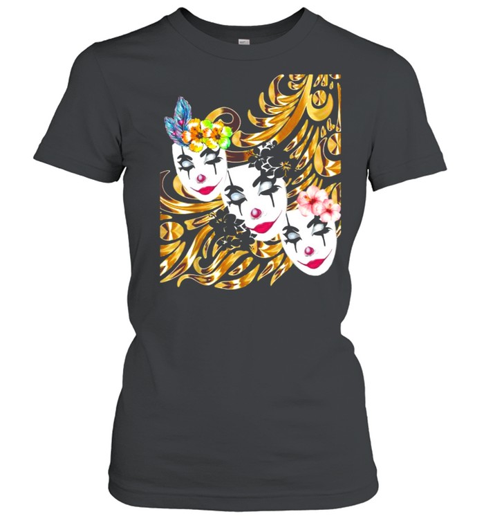 Theatrical mask Fancy Faces T- Classic Women's T-shirt
