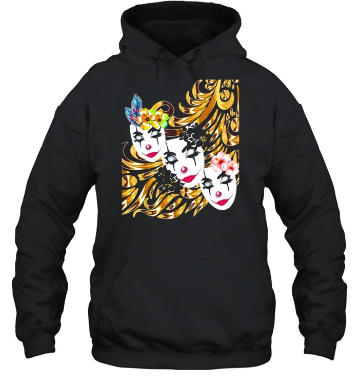 Theatrical mask Fancy Faces T- Unisex Hoodie