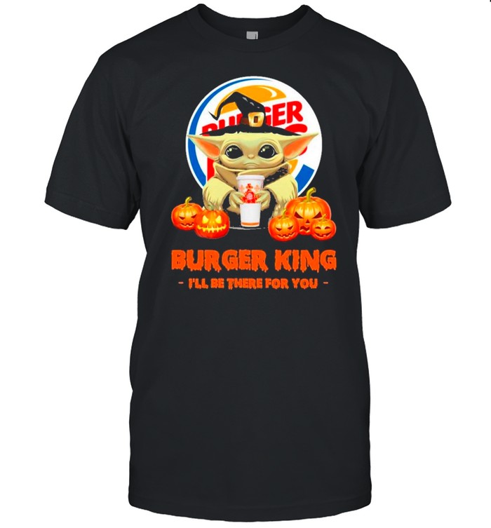 Baby Yoda hug Burger King shirt