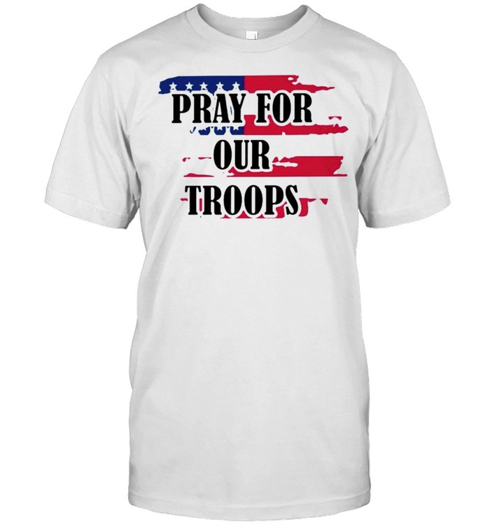 America pray for our troops shirt Classic Men's T-shirt