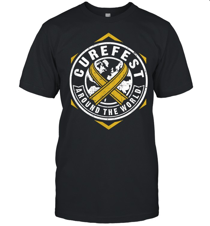 CureFest Around the World Hexagon Design shirt Classic Men's T-shirt