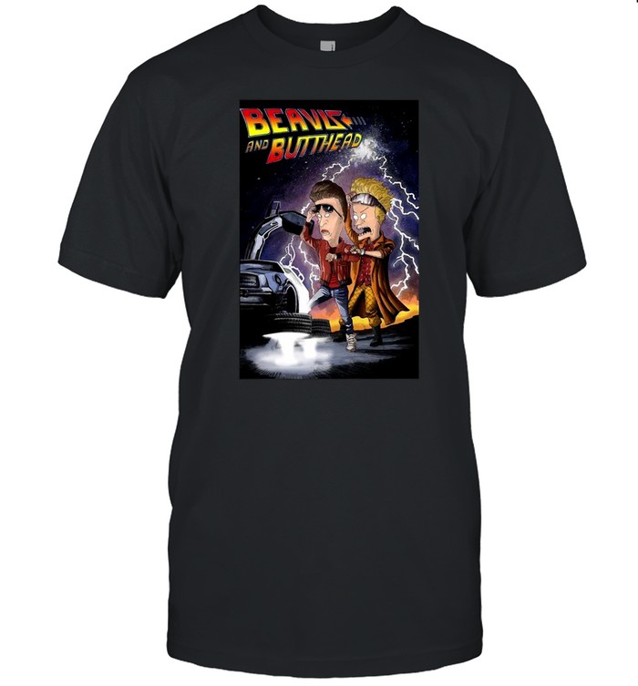 Beavis and Butt Head Back To The Future T-shirt