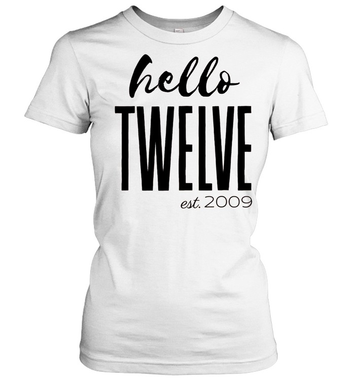 Hello Twelve Sweatshirt 12nd Birthday Sweatshirt Hello 12 