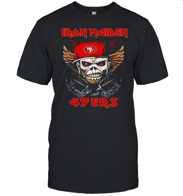 15% OFF Iron Maiden San Francisco 49ers T shirt For Men – 4 Fan Shop