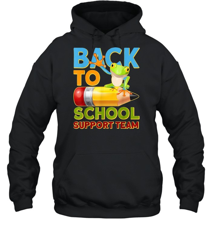 Back to School Support Team shirt Unisex Hoodie