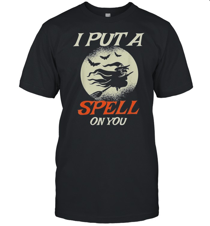 I Put A Spell On You Halloween Witch shirt Classic Men's T-shirt