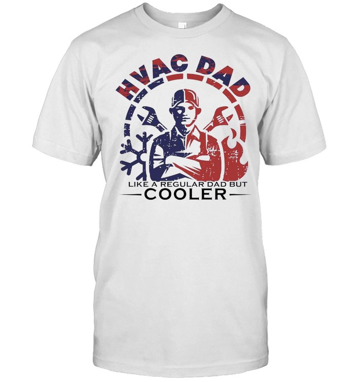 Retro Hvac Dad Like A Regular Dad But Cooler T- Classic Men's T-shirt