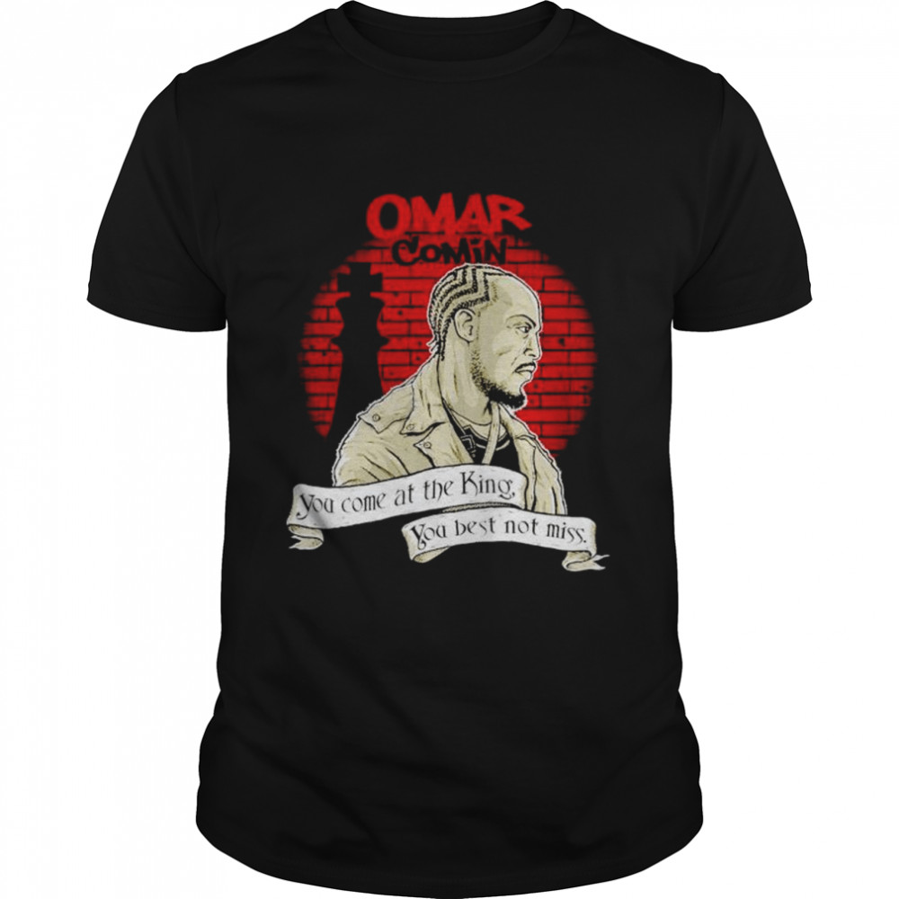 Michael K. Williams omar comin you come at the king shirt