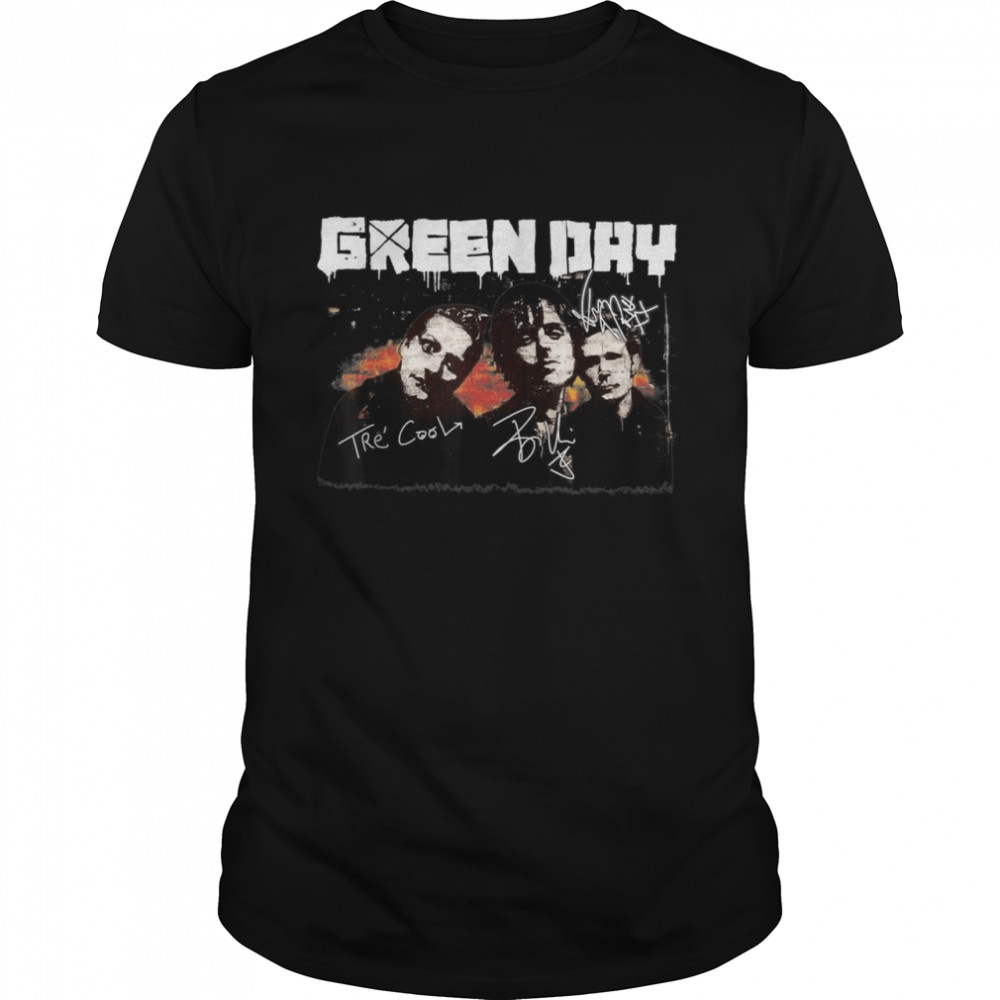 Vintage Greens Days Art Band Music Legend Limited Design shirt Classic Men's T-shirt