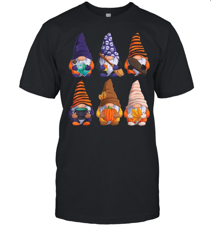Halloween Gnomes Autumn Pumpkins Fall Holiday shirts Classic Men's T-shirt