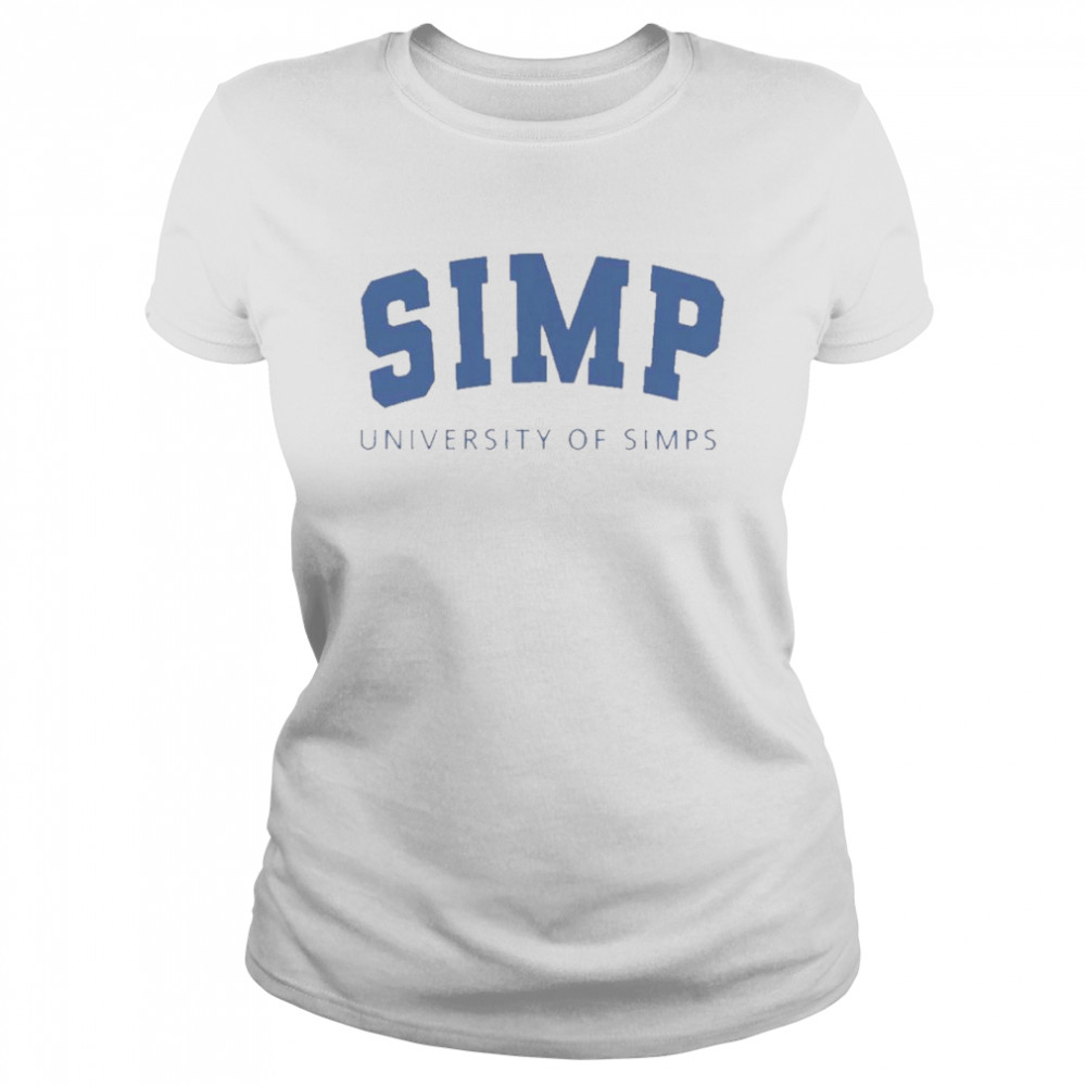 Simp university of simps jagy merch simp university angel shirt Classic Women's T-shirt