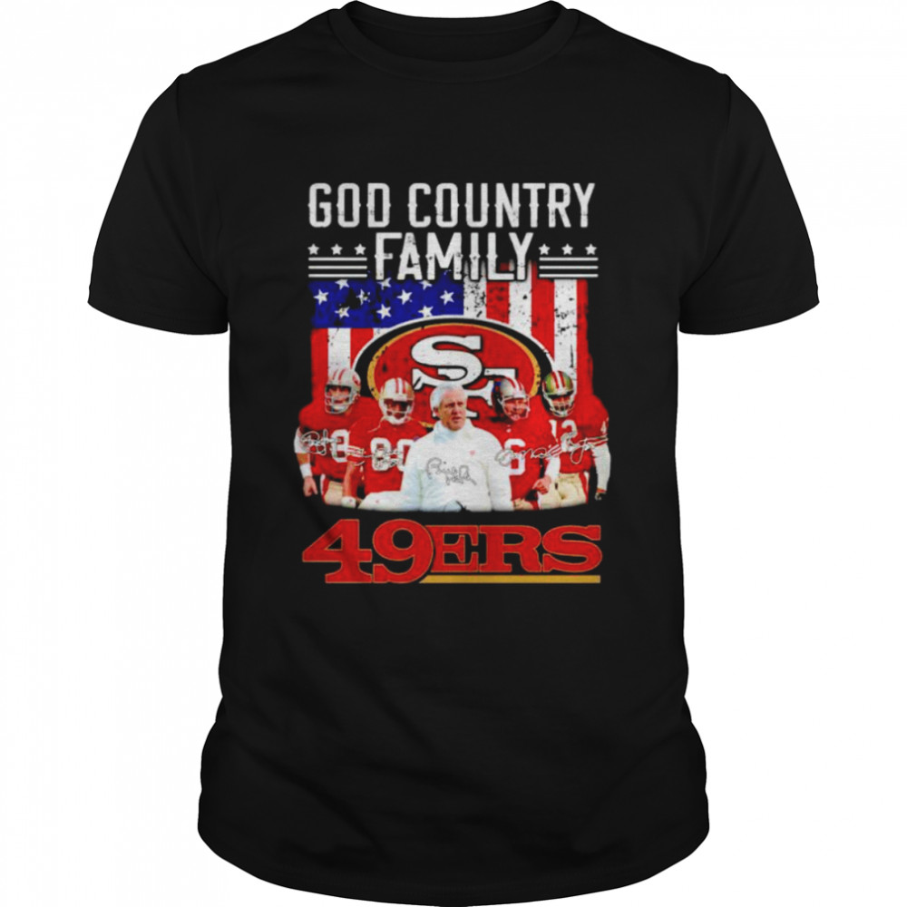 God country family San Francisco 49ers shirt Classic Men's T-shirt