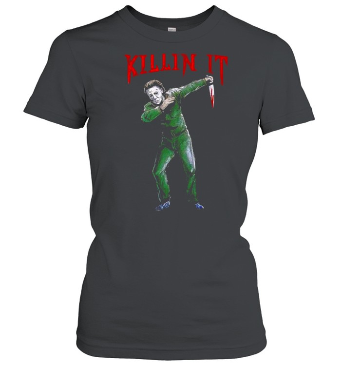 Michael Myers dabbing killin’ it shirt Classic Women's T-shirt