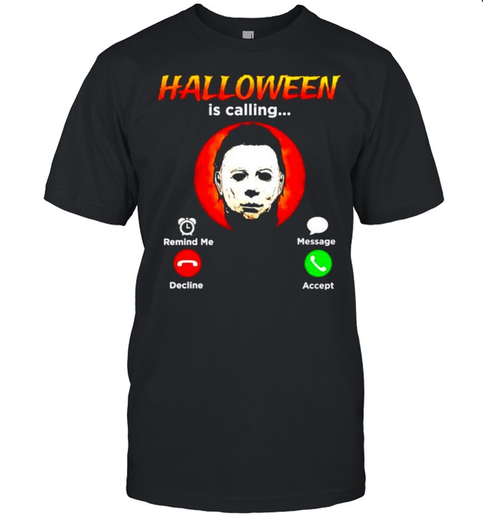 Michael Myers Halloween is calling shirt Classic Men's T-shirt
