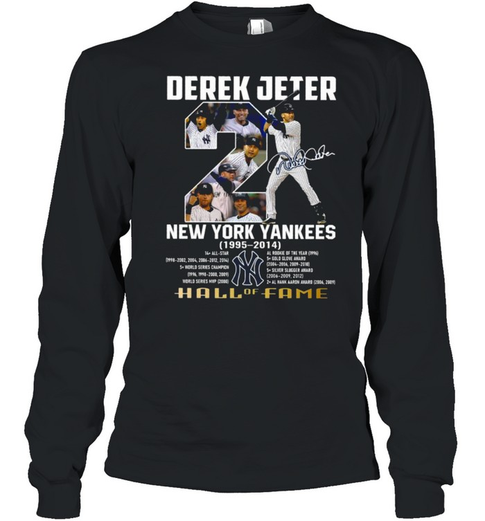 New York Yankees hall of fame Derek Jeter 1995 2014 signature