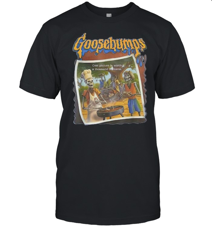 Goosebumps Logo and Characters beware of monsters halloween shirt Classic Men's T-shirt