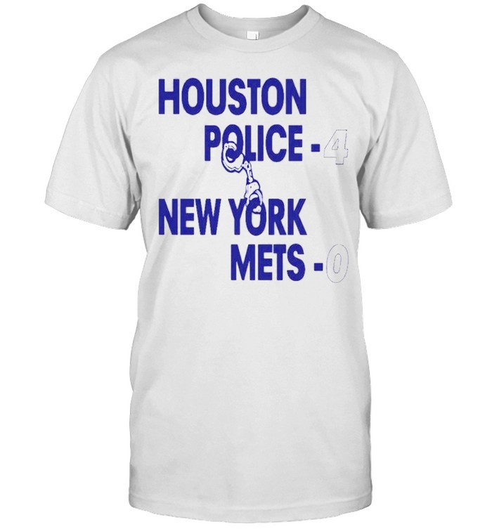 Houston Police vs. New York Mets 4 0 world series shirt