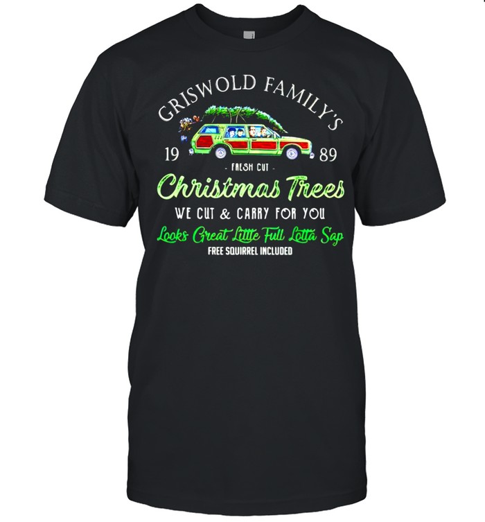 Griswold family’s Christmas trees 1989 shirt