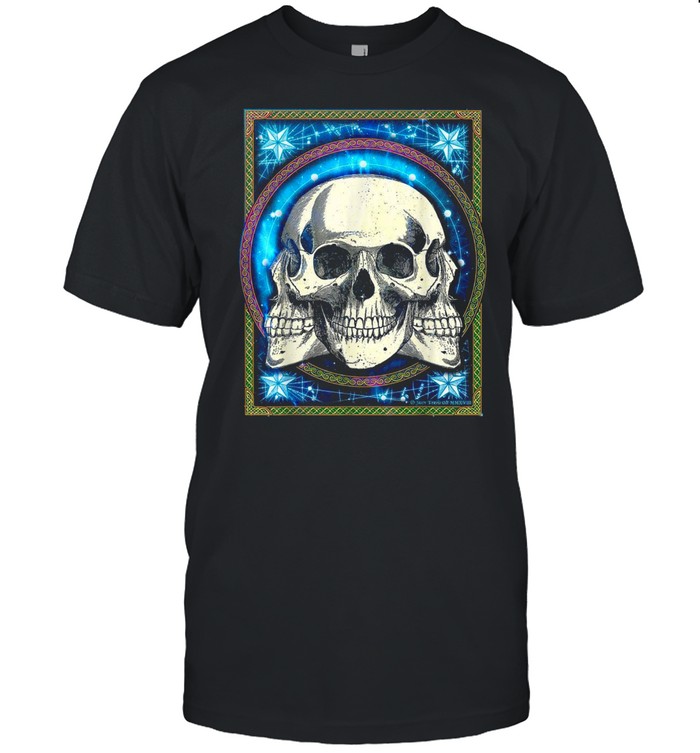 Trinity Skull Drawing Oddities Spooky Halloween shirt Classic Men's T-shirt