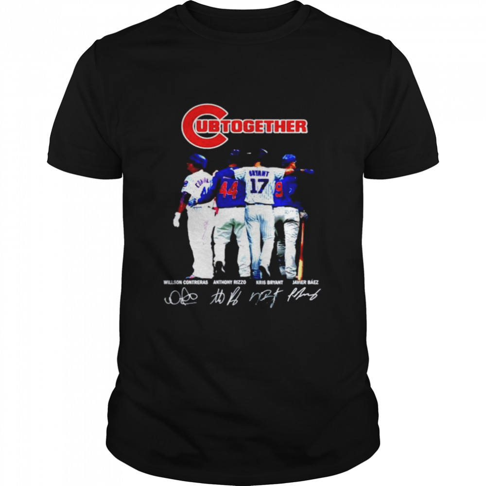 Cub together Contreras Rizzo Bryant and Baez signatures shirt Classic Men's T-shirt