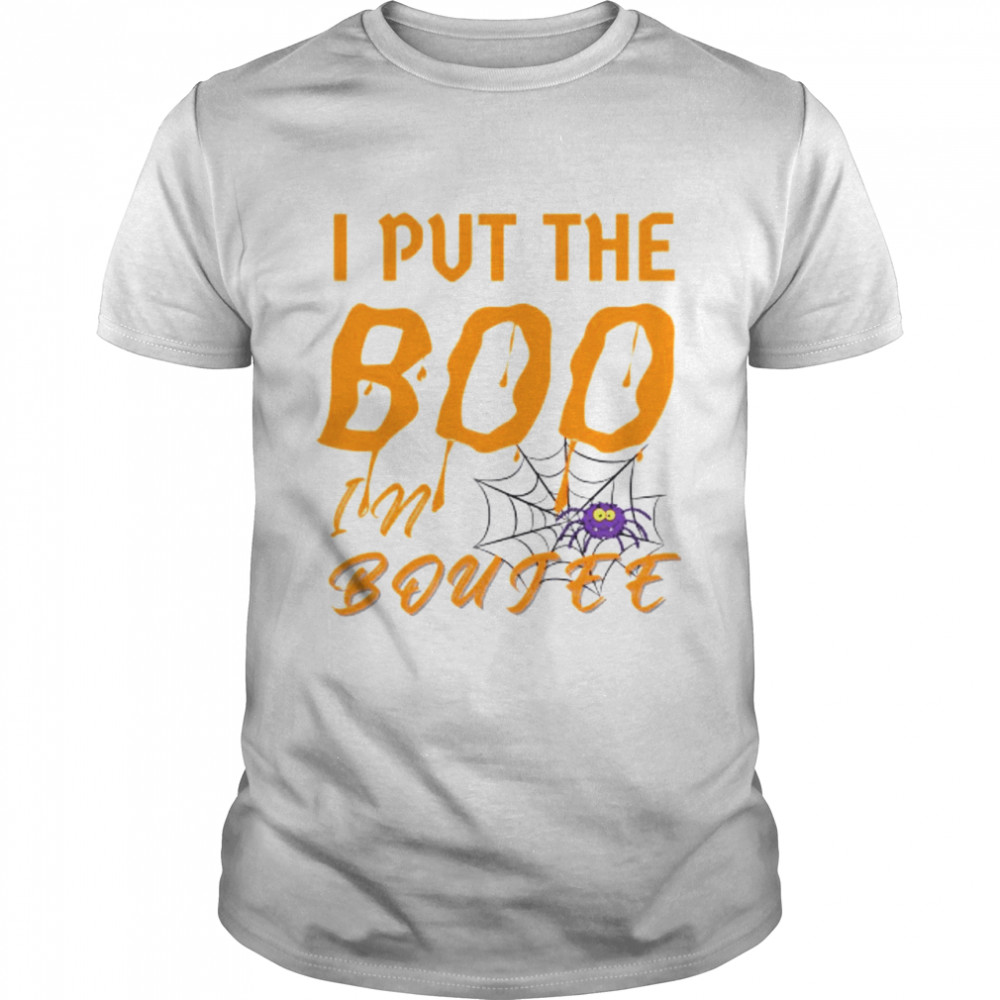 I put the Boo in boujee Halloween T-shirt Classic Men's T-shirt
