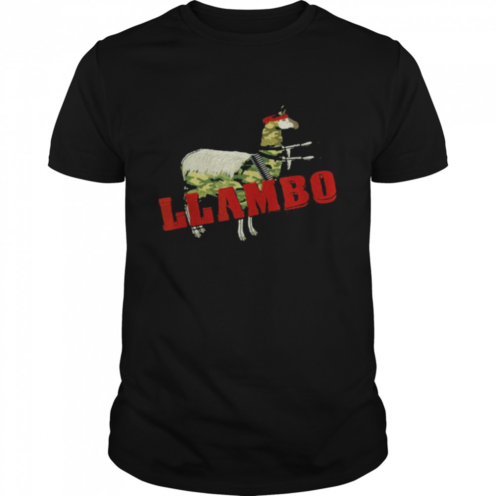 Llama Military Llama Commando  Classic Men's T-shirt