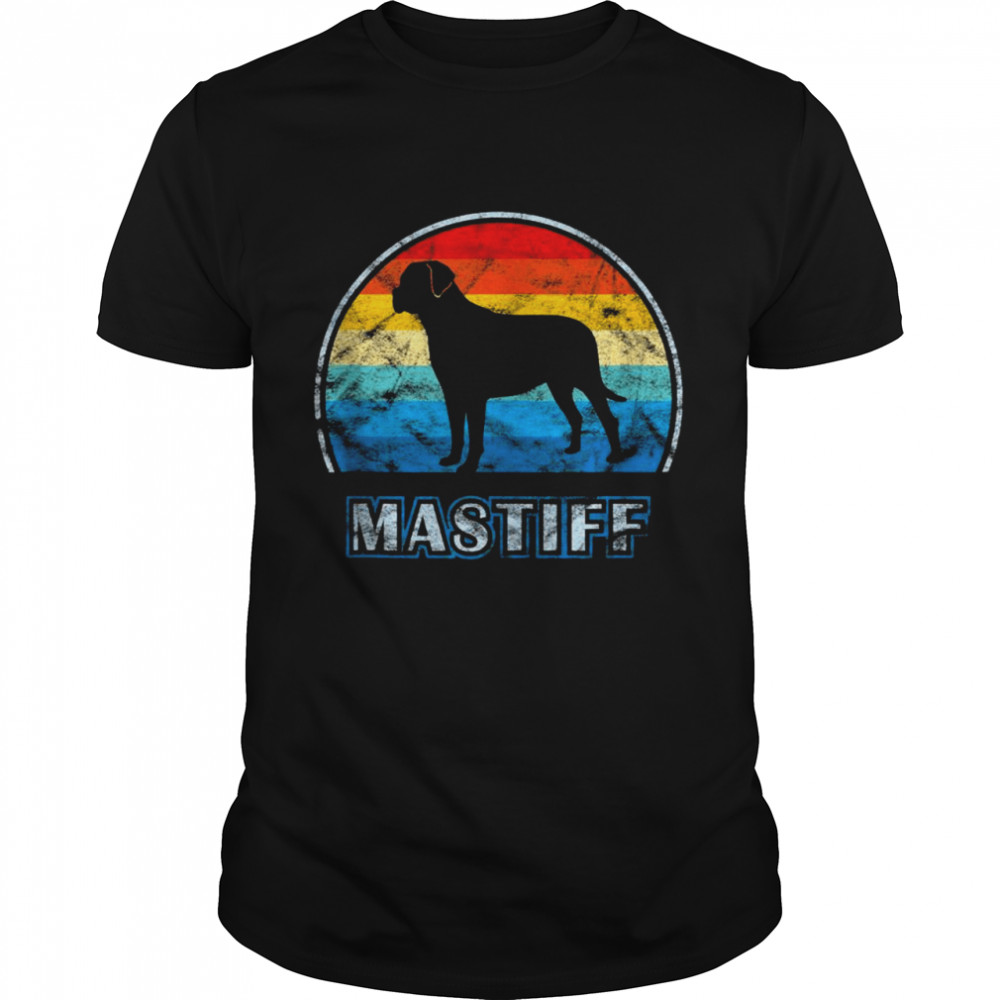 Mastiff Vintage Design Dog shirt