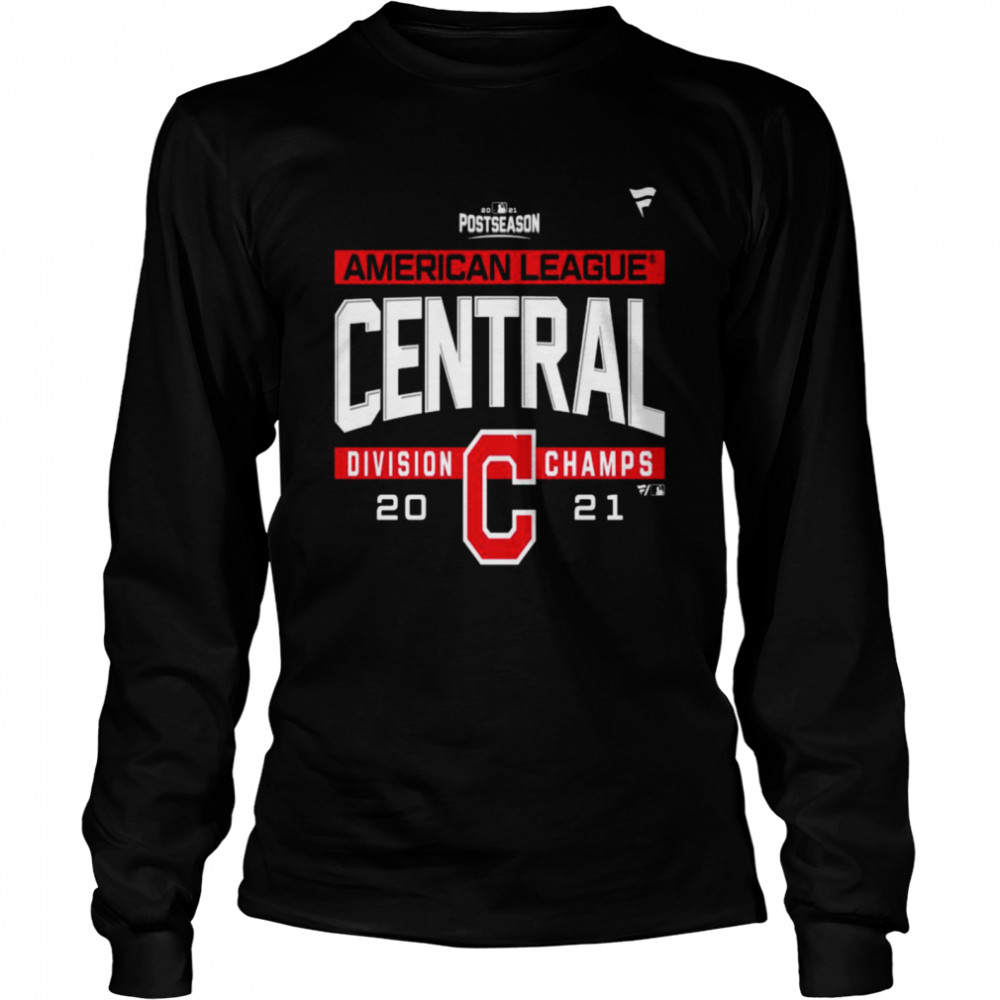 Cleveland indians american league sales champion shirt