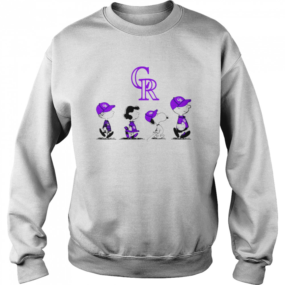 Peanuts Characters Colorado Rockies Baseball Team Shirt, Tshirt, Hoodie,  Sweatshirt, Long Sleeve, Youth, funny shirts, gift shirts, Graphic Tee »  Cool Gifts for You - Mfamilygift