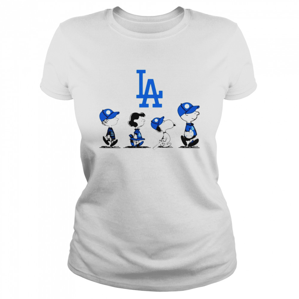 Peanuts Characters Los Angeles Dodgers Baseball Team Shirt, hoodie