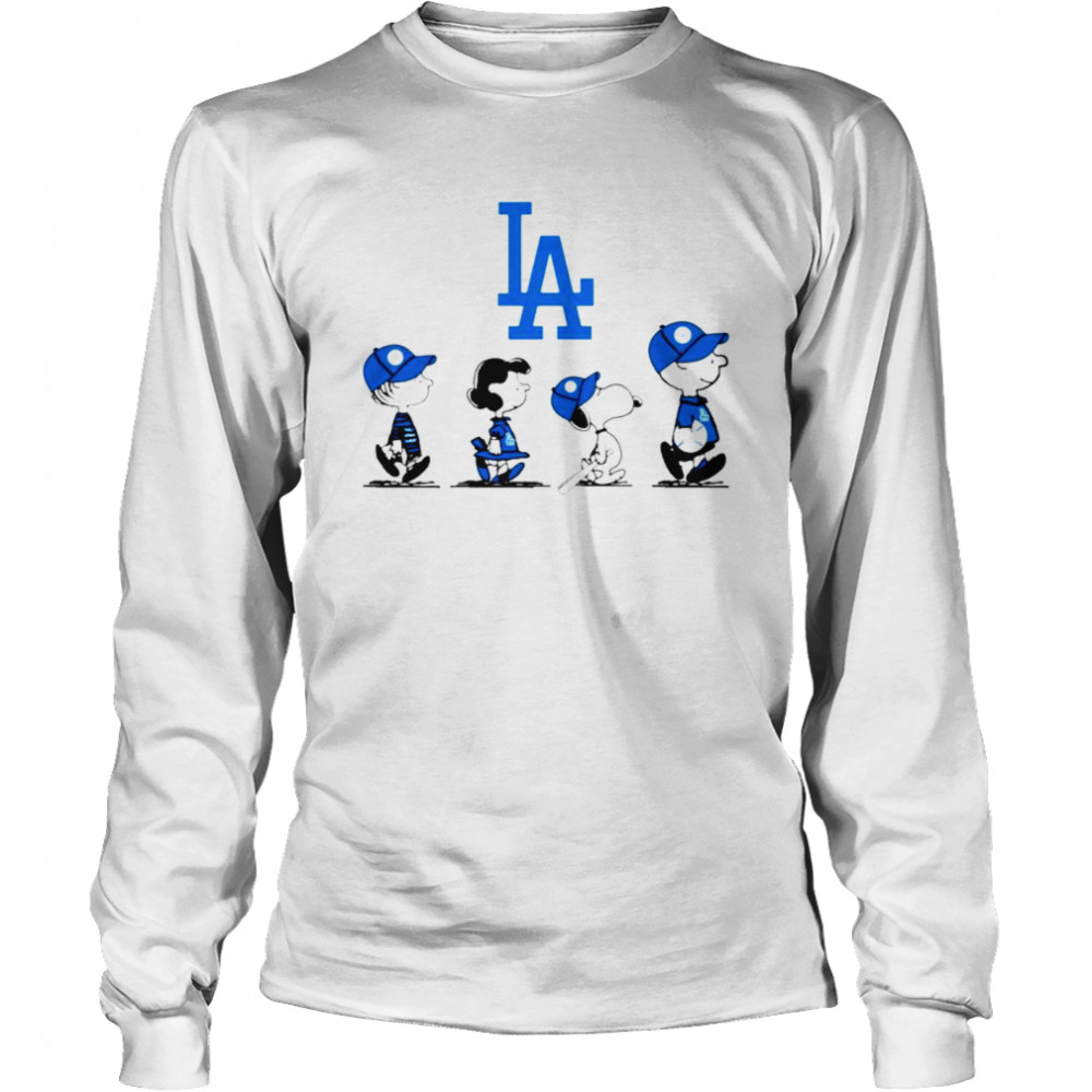 Peanuts Characters Los Angeles Dodgers Baseball Team Shirt, hoodie