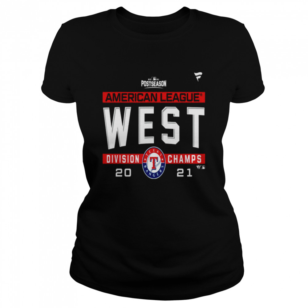 Texas Rangers American League AL West Division Champions 2021 sport shirt Classic Women's T-shirt