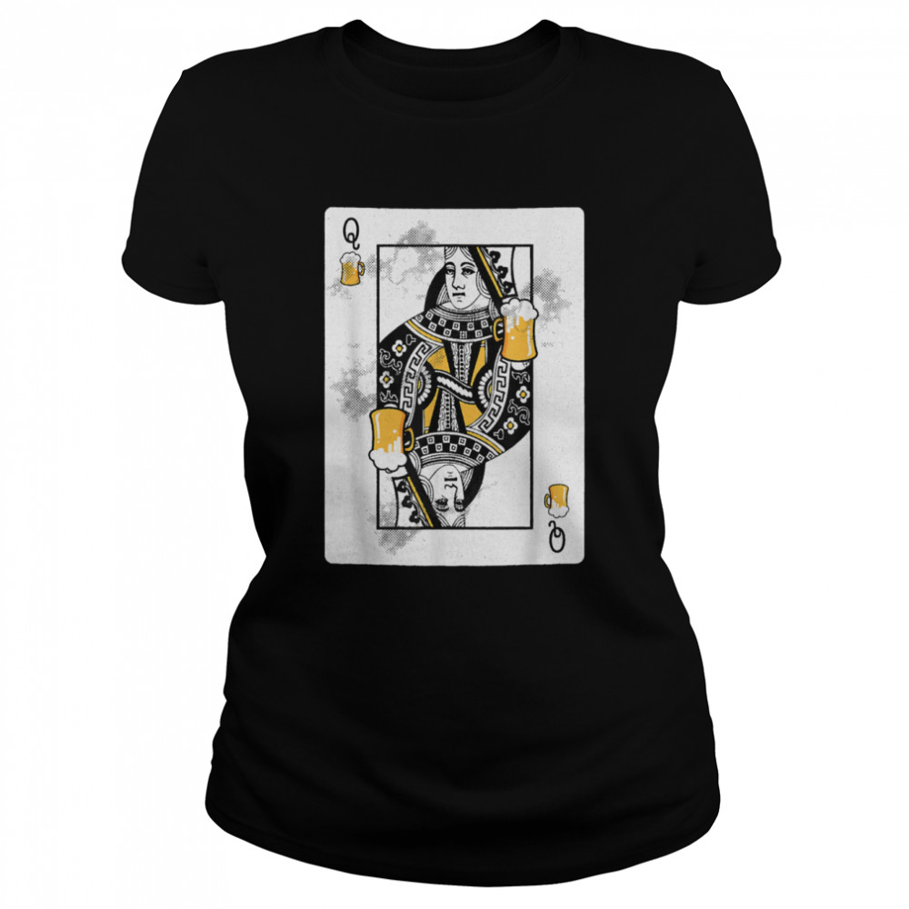 Queen Playing Card Oktoberfest German shirt Classic Women's T-shirt