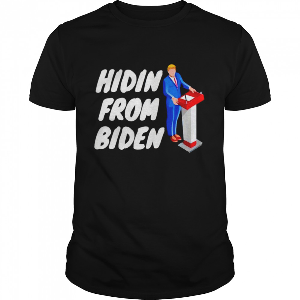 Anti Biden social club and hidin from Biden shirt Classic Men's T-shirt