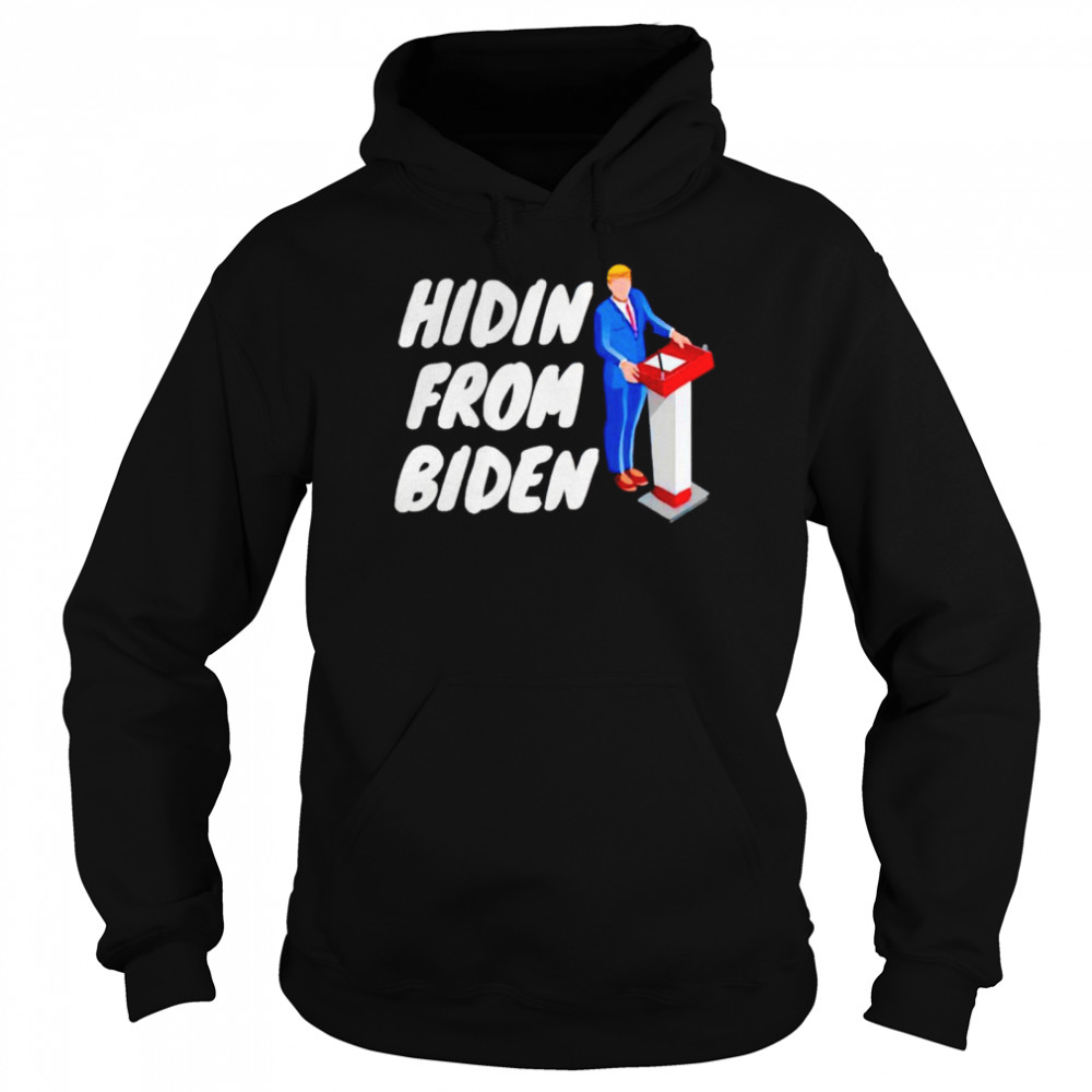 Anti Biden social club and hidin from Biden shirt Unisex Hoodie