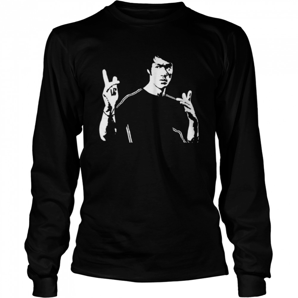 Bruce Lee action shirt Long Sleeved T-shirt