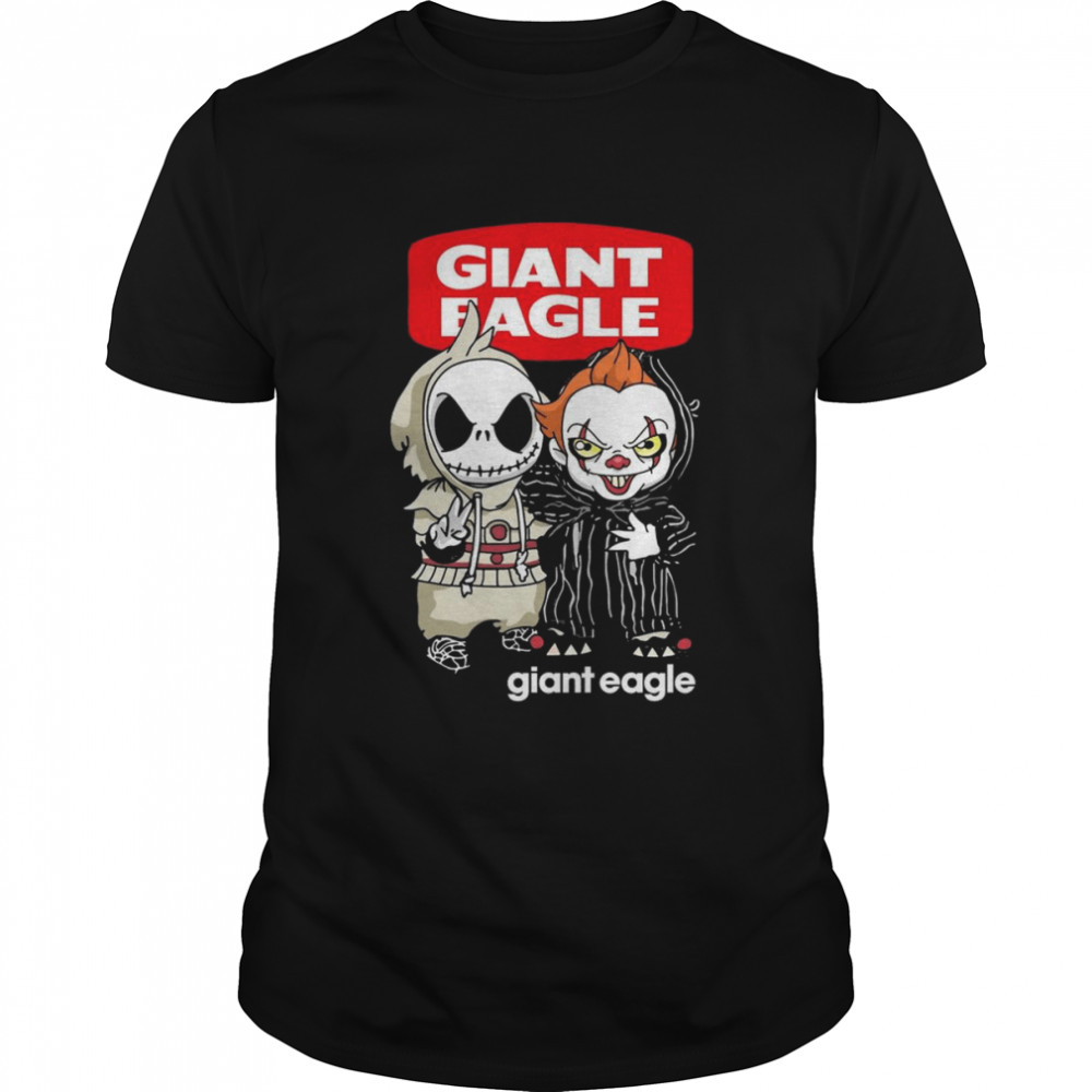 Baby Jack Skeleton and Baby Pennywise Giant Eagle logo shirt Classic Men's T-shirt