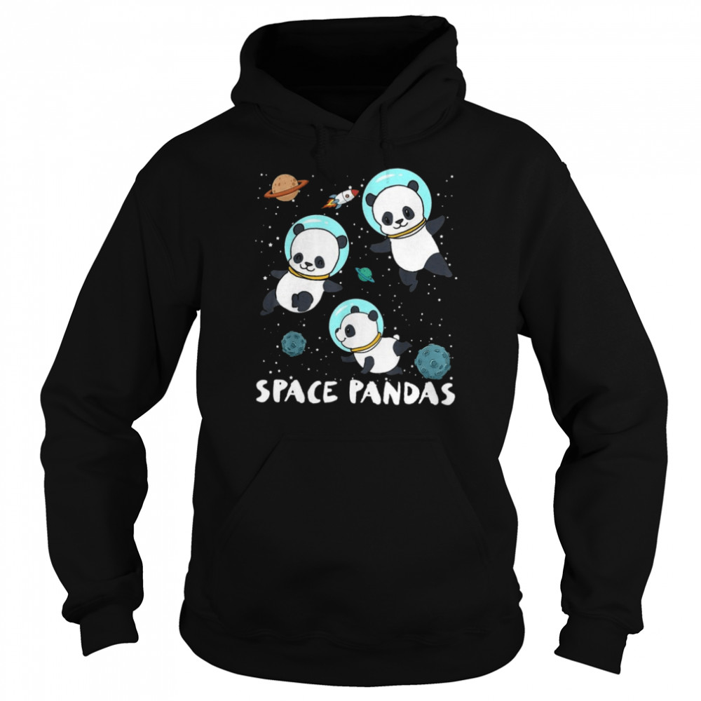 Space Pandas shirt Unisex Hoodie