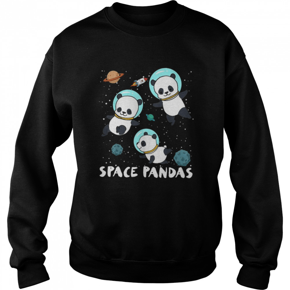 Space Pandas shirt Unisex Sweatshirt