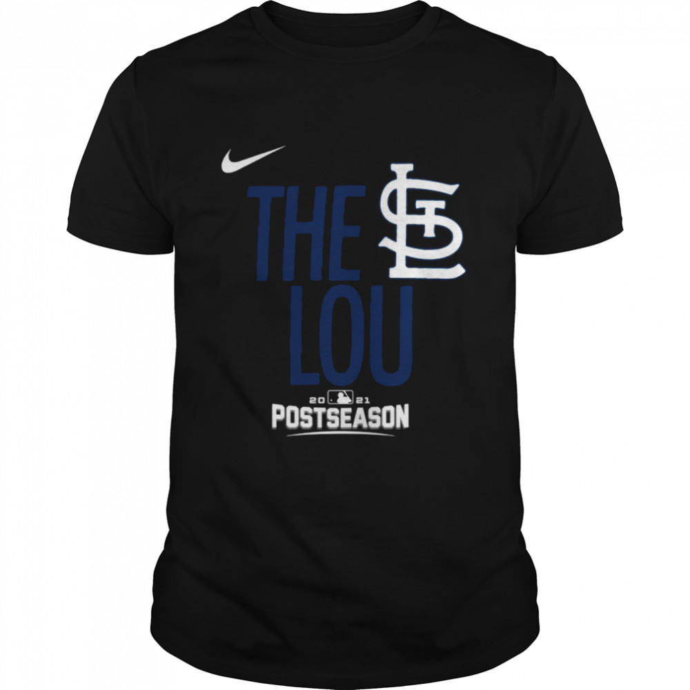 The Lou St. Louis Cardinals Nike 2021 Postseason Classic Men's T-shirt